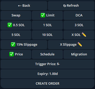 settings-limit-orders-trojan-telegram-trading-bot-solana